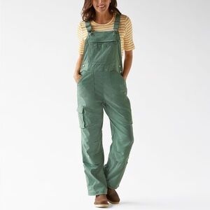 Duluth Trading Co Heirloom Gardening Bib Overalls Fir Green